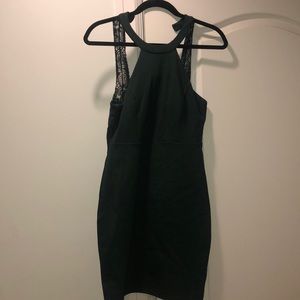 Dark green dress